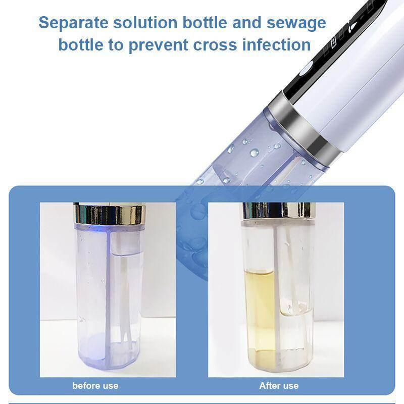 מכשיר הסרת שחורים בועות חשמלי - ניקוי נקבוביות עמוק - Kleerix beauty device, blackhead remover, facial vacuum, pore cleaner, skincare tool, בועות, הסרת שחורים, טכנולוגיית בועות, ללא כאב, ניקוי פנים, עדין לעור רגיש, עור נקי, קל לשימוש, תוצאות מיידיות