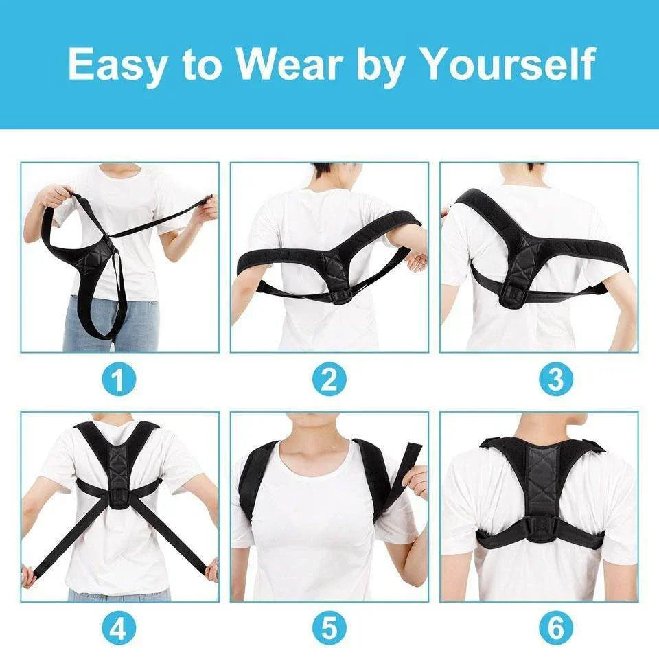 TruePosture™ חגורת תמיכה - תיקון יציבה והקלת כאבי גב מיידית - Kleerix