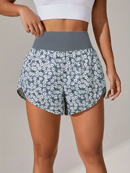 מכנסי יוגה לנשים – מכנסי ספורט קצרים עם חגורת מותן גבוהה ובד נושם בכל הצבעים - Kleerix בד נושם, גמיש, יוגה, לא שקוף, מותן גבוהה, מכנס, מתייבש מהר, ספורט, שורטס