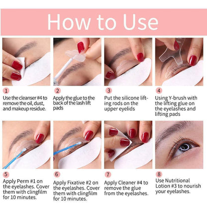 Lash Lift Kit – Professional Eyelash Perm & Curling Set - Kleerix