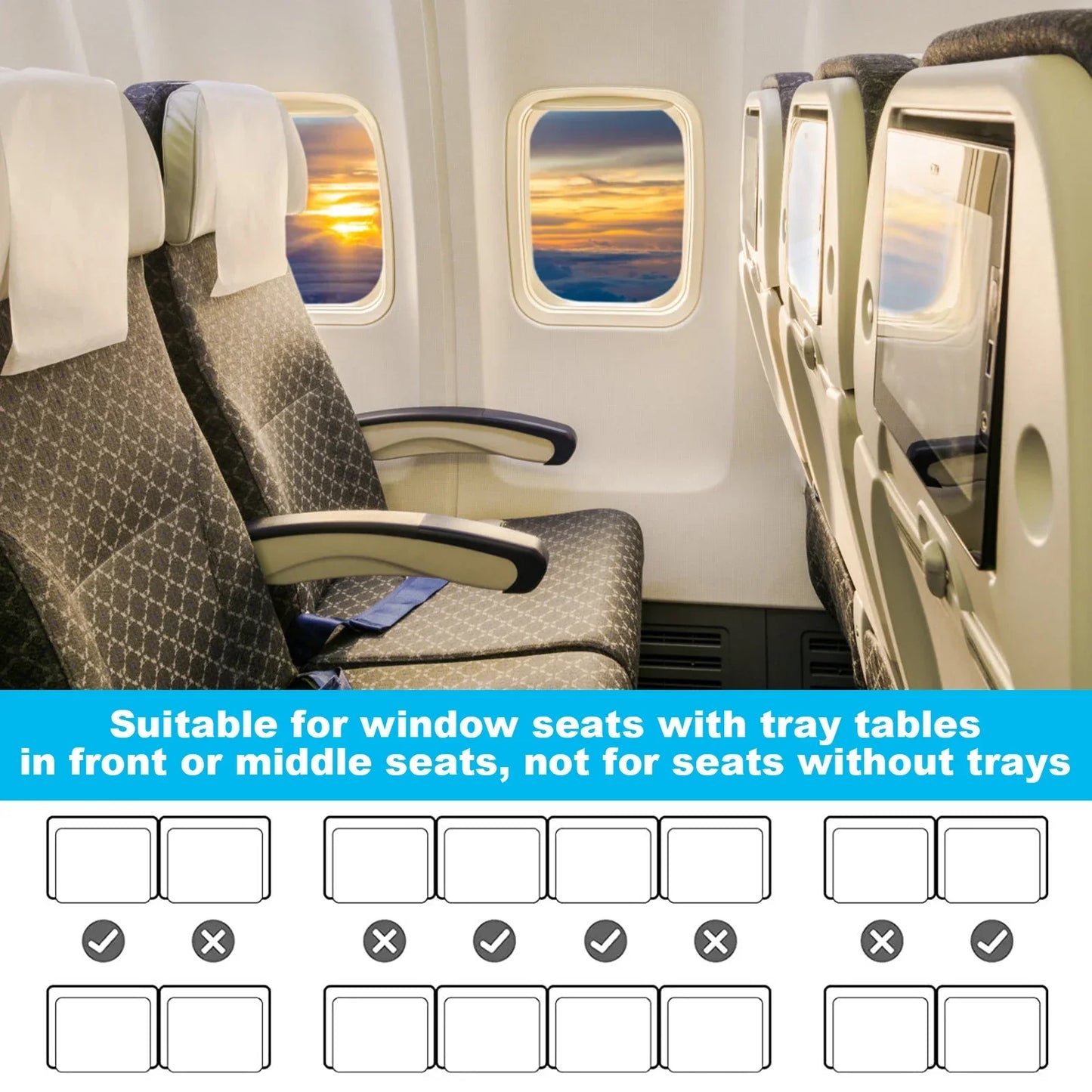 מיטה למטוס ניידת לילדים – מתקפלת, קלה ובטיחותית לטיסות נוחות - Kleerix בטיחותי, לכל סוגי המטוסים, מתקפל, קל במיוחד, קל לניקוי