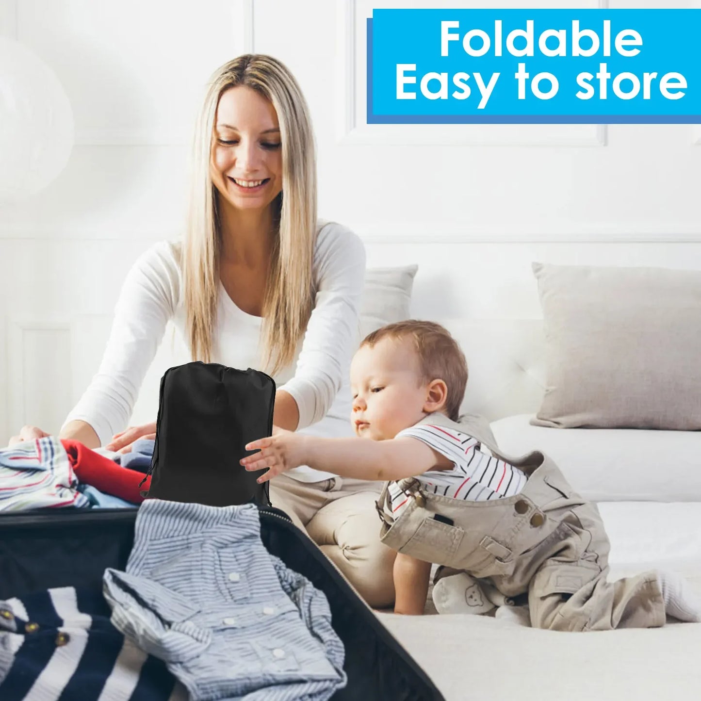 מיטה למטוס ניידת לילדים – מתקפלת, קלה ובטיחותית לטיסות נוחות - Kleerix בטיחותי, לכל סוגי המטוסים, מתקפל, קל במיוחד, קל לניקוי